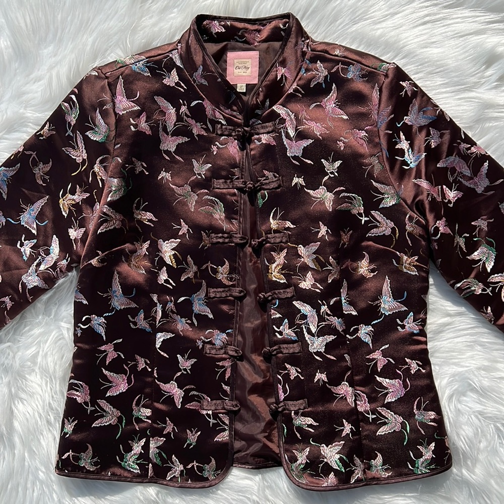 Vintage Old Navy‎ Butterfly Oriental Style Jacket